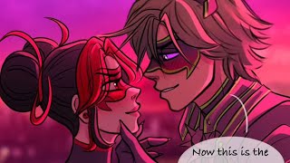 Shadynoir Comic  Miraculous Ladybug Comic Dub [upl. by Jeggar]