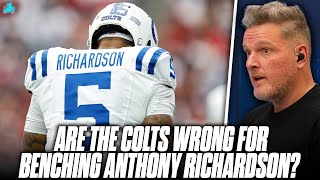 Are The Colts Failing Anthony Richardson By Not Allowing Him To Develop  Pat McAfee Show [upl. by Hun]