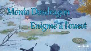 Genshin Monts Dosdragon énigme à louest solution [upl. by Porta]