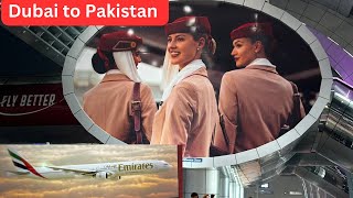 Dubai To Pakistan For Eid Emirates airlines  Travel to Lahore  Dubai airport  DXB [upl. by Anaeg]