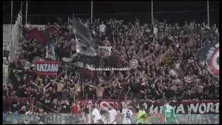 ULTRAS FOGGIA A CROTONE 🔴⚫ crotonefoggia ultrasfoggia settoreospiti playoff legapro satanelli [upl. by Montagna930]