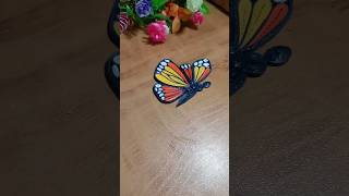 Quilling butterfly🤞❤craft diy quilling art handmade trending ytshort shorts butterfly love [upl. by Lehcim696]