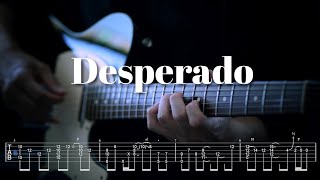 【TAB】Desperado  Eagles  for fingerstyle guitar [upl. by Ellednahc163]