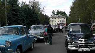 Ретро автомобили  Горловка 2012 Vintage cars vintage motorcycles [upl. by Tobey895]