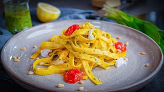 10Minuten Pasta mit Bärlauch Pesto [upl. by Amek]