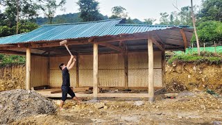 Processing pieces of wood to make house fences Ly Van built a life [upl. by Xila785]