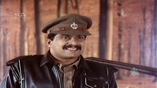 Shankarnag Arrest Doddanna for killing wife  Blockbuster Kannada Movie Top Scenes [upl. by Nahgen19]