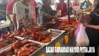 Hari Pertama Bazar Ramahdan Maydin Petra Jaya Kuching [upl. by Aikemit]