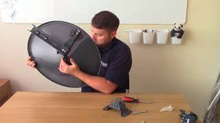 How To Assemble A SKY FREESAT satellite dish [upl. by Jillian812]