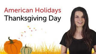 Learn American Holidays  Thanksgiving Day [upl. by Platon]