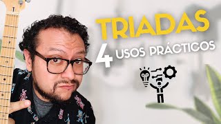 4 formas INCREÍBLES de usar las TRIADAS en guitarra [upl. by Frissell191]