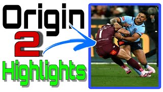 State Of Origin Highlights  2024 Game 2 [upl. by Ahsekad938]