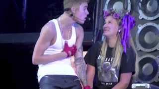 Justin BieberOne Less Lonely Girl Detroit Michigan 72813 [upl. by Gildus]