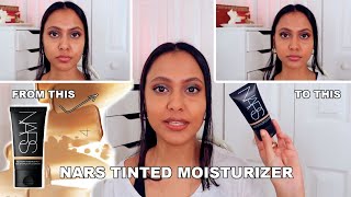 NARS PURE RADIANT TINTED MOISTURIZER DEMO  REVIEW  CUZCO MEDIUM 15 [upl. by Netsrejk]