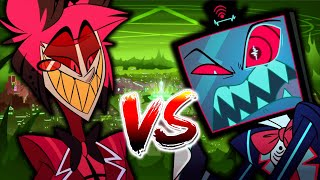 Alastor vs Vox  Hazbin Hotel [upl. by Arded]