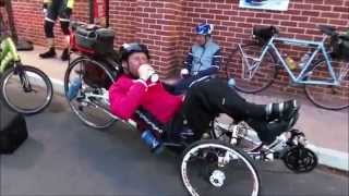 Steve Abraham Rides a Recumbent Trike in The Asparagus and Strawberries 400km Audax Video [upl. by Rebm]