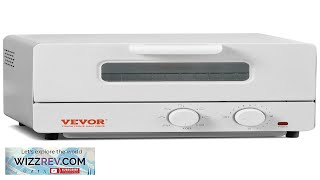 VEVOR Steam Oven Toaster 12L Countertop Convection Oven 1300W 5 In 1 Review [upl. by Giralda]