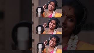 Senthilganesh Rajalakshmi  Saami Saami song  Recording video  Short video [upl. by Sirromad]