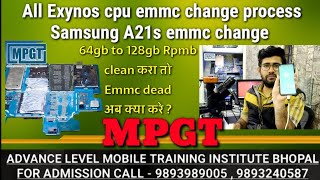 samsung A21s emmc change solution by mpgt institute bhopal [upl. by Eneg995]