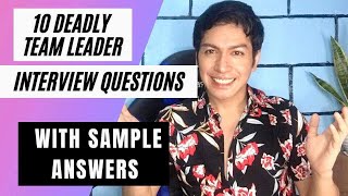 How to be promoted  10 Team Leader Interview Questions Part 1 Mr Kapuyater [upl. by Norvun]