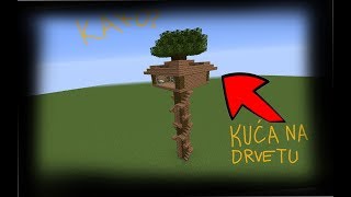 Kako napraviti kucu na drvetu u Minecraftu [upl. by Glanti]