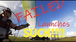 PARAMOTOR TRIKE Failed Launches Keepin it Real [upl. by Schnabel353]