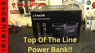 ETaker M2000 With The F1000 Fast Charger Is The Best  Iridium242com [upl. by Yortal223]