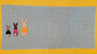 Bunny Parade Crochet Blanket [upl. by Okika]