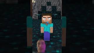 Poi poi poi Warden and baby Steve Minecraft animation [upl. by Luebke]