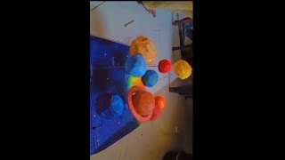 SOLAR SYSTEM 3D MODEL  ANSHIKA VLOG [upl. by Chris8]