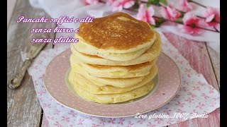 Una super e golosa colazione Pancake soffici e alti senza burro e senza glutine [upl. by Mosira]