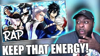 REACTION to ANIME ICE RAP CYPHER  GameboyJones ft HalaCG 954mari Silva Hound [upl. by Wyndham]