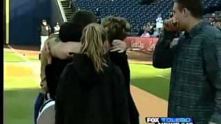 Deployed Marine surprises family at game [upl. by Lodmilla200]