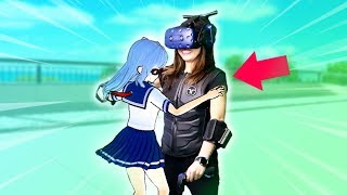 I Can Feel Her Hug Me With This Haptic VR Suit [upl. by Odnanreh]