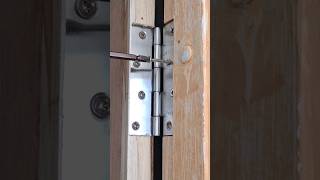 How to fit hinges into doors shorts [upl. by Dimitri]