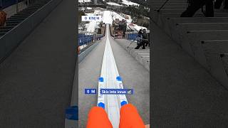 POV You are a ski jumper 🦅 [upl. by Chapland]