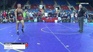 Cadet GR 170 Consi of 4  Ryan Ringler MI vs Garrett Kappes MD [upl. by Renfred]