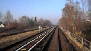 Führerstandsmitfahrt SBahn Berlin Birkenstein  Wuhletal [upl. by Arihsa]