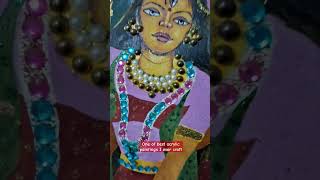 Acrylic painting maadurga durga acrylicpainting [upl. by Oicnedurp]