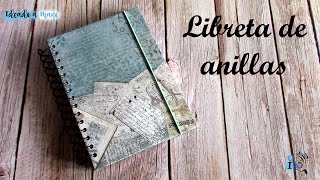 CÓMO HACER UNA LIBRETA DE ANILLAS DESDE CERO [upl. by Elmer]