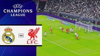 Real Madrid vs Liverpool  UEFA Champions League CLASH  EFOOTBALL [upl. by Gairc]