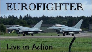 EUROFIGHTER Action at Airbase Wittmundhafen [upl. by Frost]