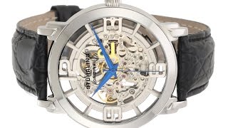 Stuhrling Original Mens 165B331554 Classic Winchester Grand Automatic Skeleton Watch [upl. by Aleicarg]