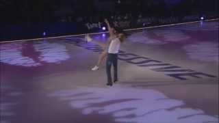 Progressive Skating amp Gymnastics Spectacular Meryl Davis amp Charlie White skate with R5 [upl. by Konopka]