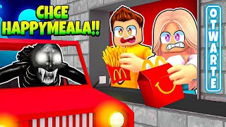 KOSZMARNA NOCNA ZMIANA w McDONALDS o 300 w NOCY w Roblox [upl. by Odelle]