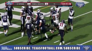 Tomball Memorial vs Cy Springs 2023 Bi District Highlights [upl. by Ailgna]