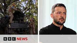 Zelensky says Ukraine aims to create ‘buffer zone’ inside Russia  BBC News [upl. by Cullie]