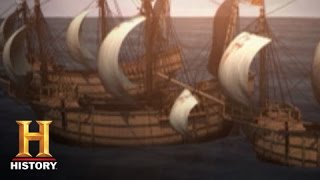 Columbus Day Christopher Columbus Sets Sail  History [upl. by Barden]