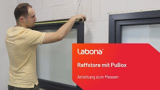 Anleitung zum Ausmessen  Raffstore mit PurBox [upl. by Aninep385]