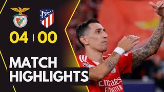 Benfica DESTROYS Atletico Madrid 40 in UEFA Champions League [upl. by Rednal24]